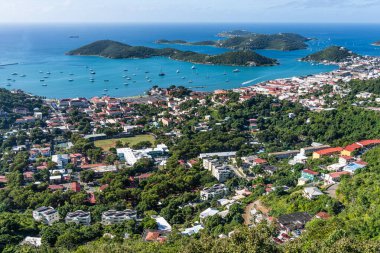 St. Thomas ABD Virgin Adaları şehir manzarası