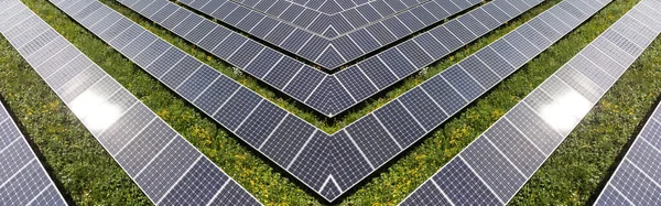 Planta Solar Wlwctricity Ubicada Naturaleza Foto Conceptual Crisis Energética —  Fotos de Stock