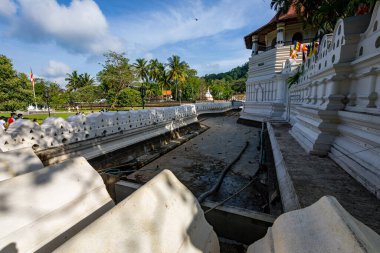 Diş Anıtı Tapınağı, Buda 'nın ünlü tapınak diş kalıntısı, Unesco Dünya Mirası Alanı, Kandy, Sri Lanka, Asya.