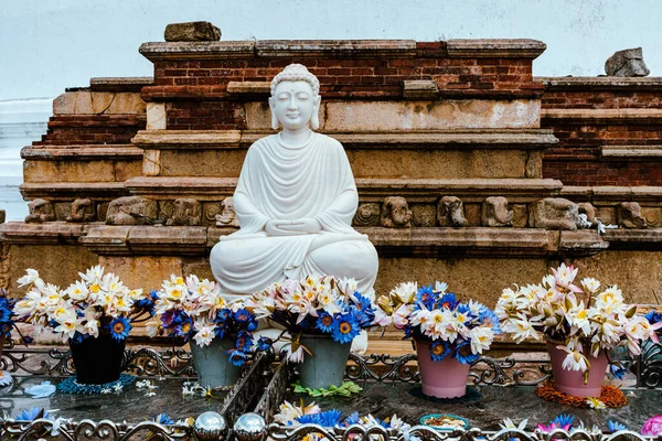 Ruwanweliseya Dagoba Buddista Stupa Turista Luogo Pellegrinaggio Anuradhapura Sri Lanka — Foto Stock