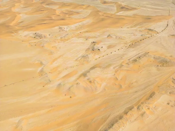 Desierto Namibia Aerial View Sand Dunes Cerca Walvis Bay Swakopmund — Foto de Stock
