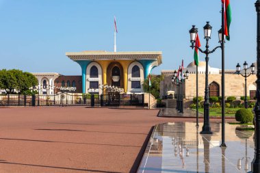 Muscat 'taki Alam Sultan Sarayı, Umman. Arap Yarımadası. 