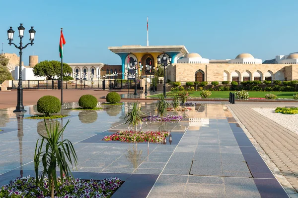 Alam Sultan Paleis Muscat Oman Arabische Schiereiland — Stockfoto