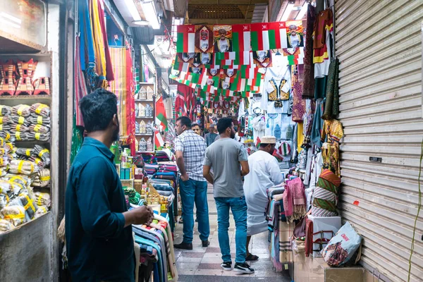 Souvenirs Tentoongesteld Winkels Van Oude Stad Mutrah Oman Arabische Schiereiland — Stockfoto