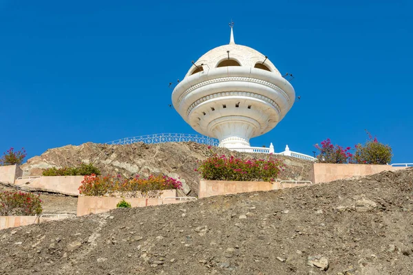 Riyam Park Arquitectura Tradicional Omaní Ciudad Vieja Mascate Largo Mutrah Imagen De Stock