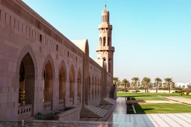 Sultan Qaboos Büyük Camii, Muscat, Umman. Arap Yarımadası. 