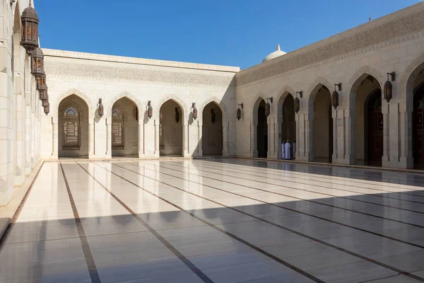 Große Sultan Qaboos Moschee Maskat Oman Arabische Halbinsel — Stockfoto