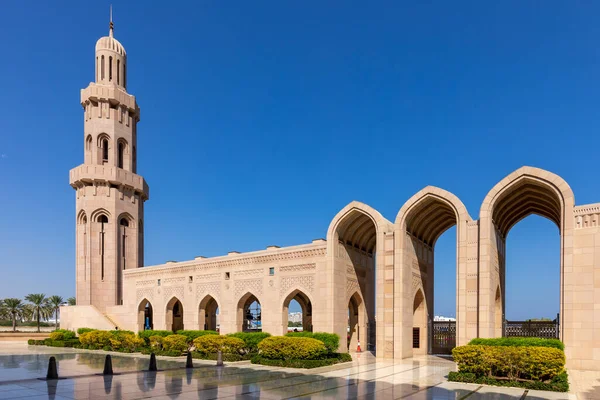 Wielki Meczet Sułtana Qaboosa Muscat Oman Półwysep Arabski — Zdjęcie stockowe