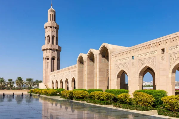 Sultán Qaboos Velká Mešita Muscat Omán Arabský Poloostrov — Stock fotografie