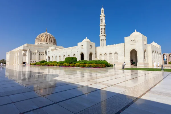 Sultan Qaboos Grande Mosquée Mascate Oman Péninsule Arabique — Photo