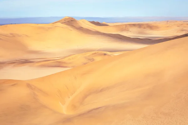 Deserto Namíbia Vista Aérea Dunas Areia Perto Walvis Bay Costa — Fotografia de Stock