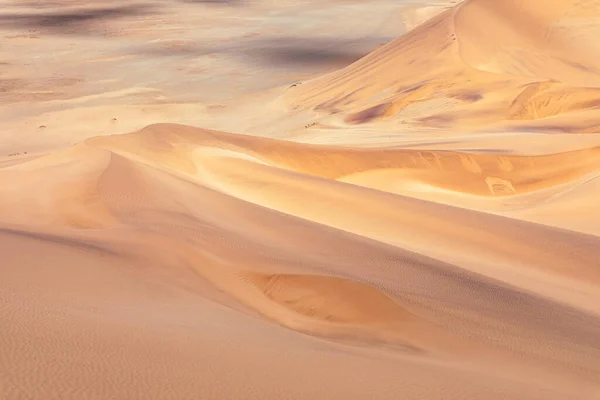 Namibia Desert Aerial View Sand Dunes Walvis Bay Skeleton Coast — Stock Photo, Image