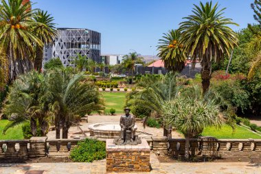 Namibya, Windhoek 'teki Parlamento Bahçeleri. Afrika. 