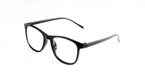 Óculos Olho Preto Isolado Fundo Branco — Fotografia de Stock