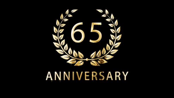 Συγχαρητήρια Για Την 65Η Επέτειο Επέτειο Απονομή Κανάλι Άλφα — Αρχείο Βίντεο