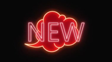 Neon pankartı Tasarım için yeni, alfa kanal