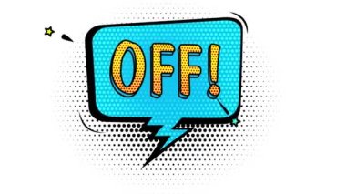 Tasarım, reklam, reklam pankartı, satış, grafik, indirim için OFF pankartı (alfa kanalı)