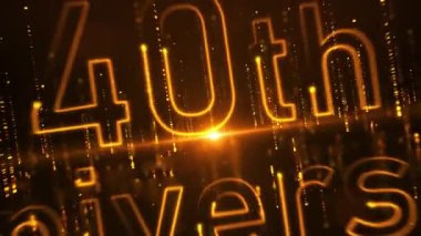 40. yıldönümünüz kutlu olsun.