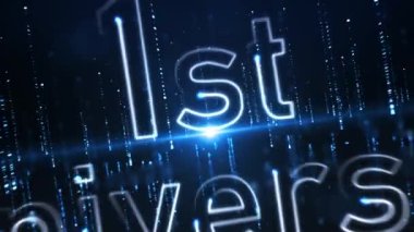 Birinci yıldönümünüz kutlu olsun, mavi arka plan.