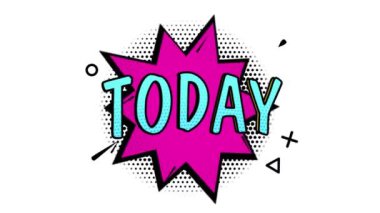 Tasarım, reklam, reklam, satış, grafik, indirim için TODAY pankartı, (alfa kanalı)