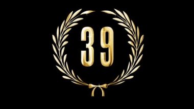 Altın defne çelengi ve 39 numara, ödül, alfa kanalı