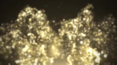 Particle background, golden particles, particle explosion