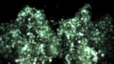 Particle background, green particles, particle explosion