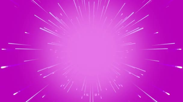 Neon Portal Particles Purple Color Background — 비디오