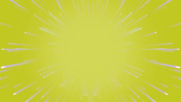 Neon Portal Particles Yellow Color Background — Video