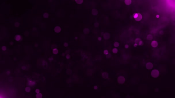 Particle Background Pink Bokeh Particle Motion Lens — Vídeos de Stock