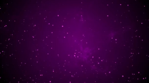 Particle Background Pink Particle Movement Space — Stok video