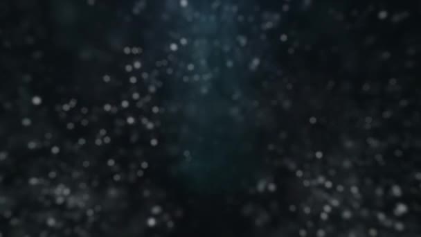 Black Background Particles Particle Movement Graphics — Stockvideo