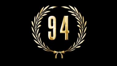 Altın defne çelengi ve 94 numara, ödül, alfa kanalı