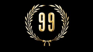 Altın defne çelengi ve 99 numara, ödül, alfa kanalı