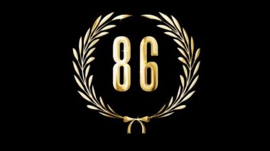 Altın defne çelengi ve 86 numara, ödül, alfa kanalı