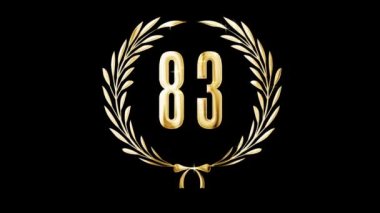 Altın defne çelengi ve 83 numara, ödül, alfa kanalı