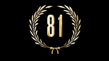 Altın defne çelengi ve 81 numara, ödül, alfa kanalı