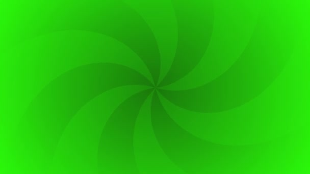 Colore Verde Sfondo Cartone Animato Grafica Grafica Dei Cartoni Animati — Video Stock