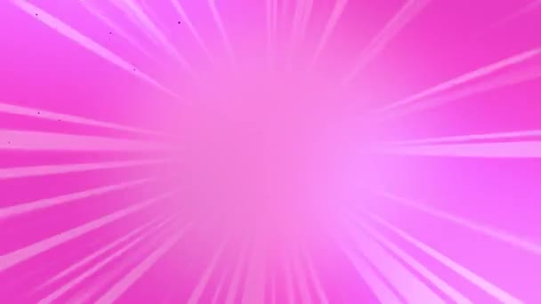 Рожевий Колір Мультфільм Фон Графіка Мультиплікаційна Графіка — стокове відео