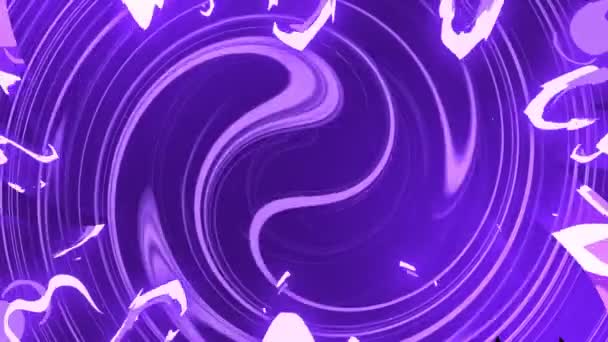 Purple Color Cartoon Background Graphics Cartoon Graphics Distortion Fire — Stock Video