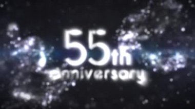 Gümüş rengi ve gümüş rengi 55. yıldönümünüz kutlu olsun.