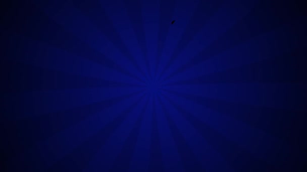 Fond Bande Dessinée Avec Lignes Rotation Pop Art Couleur Bleue — Video