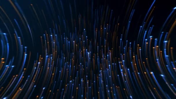 Fundal Particule Culoare Albastră Portocalie — Videoclip de stoc