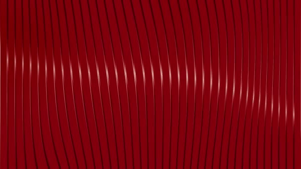Hintergrund Mit Beweglichen Roten Streifen Abstrakt — Stockvideo