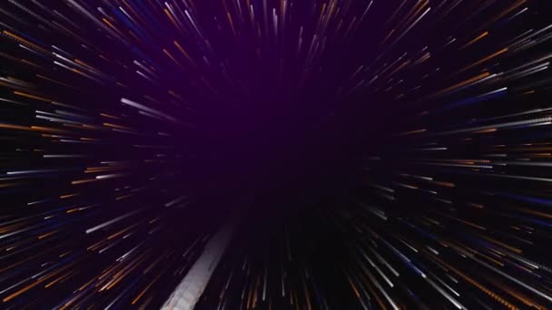 Renkli Hareketli Parçacıklar Parçacık Portallı Arkaplan — Stok video