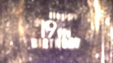 19. yaş günün kutlu olsun, altın tanecikler, tebrikler.