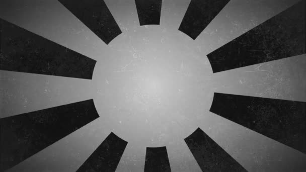 白と黒のレトロな背景 グランジスタイル — ストック動画