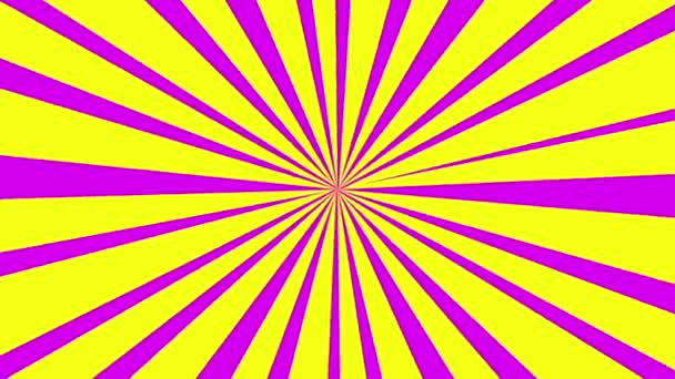 背景音乐 卡通圈紫色和黄色 — 图库视频影像