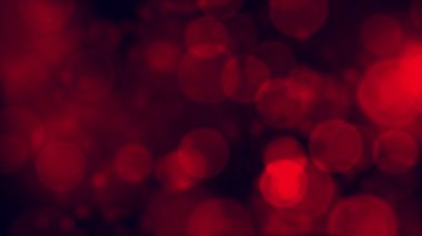 Kırmızı bokeh 'li Noel arkaplanı, bulanık arkaplan