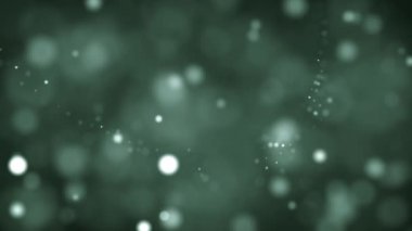 Bulanık parçacıkların hareketine sahip arkaplan, bokeh ve parçacıkların arkaplan